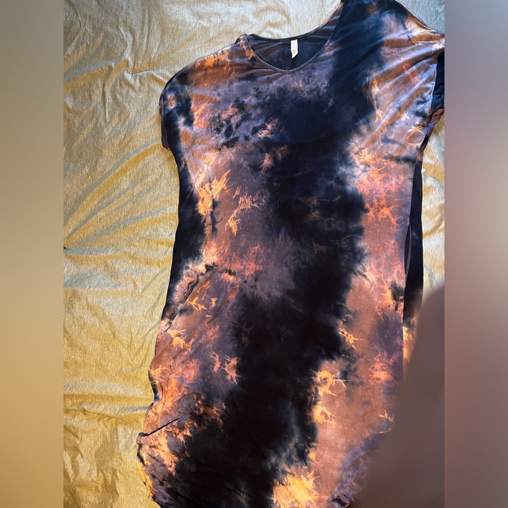 Tie dye maxi dress